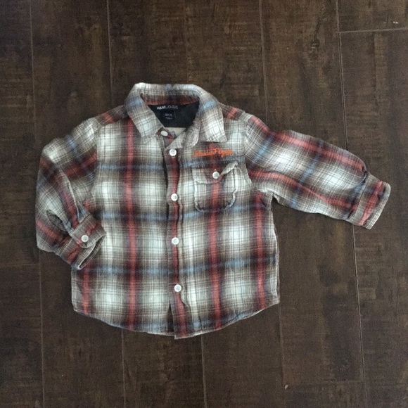 4/$20 H&M button down lined shirt - Picture 1 of 1